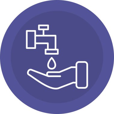 Modern simgenin vektör illüstrasyonu