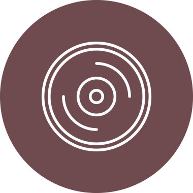 cd disk simgesi, basit tasarım