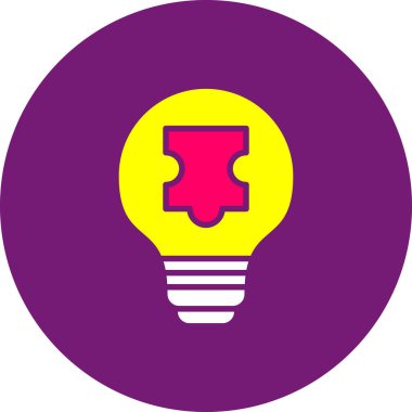 ampul simgesi vektör illüstrasyonu