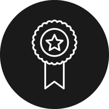 Kolayca düzenleyebilen veya düzenleyebilen Rozet Vektörü simgesi