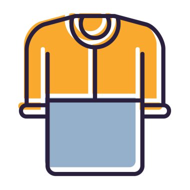 Ceket renkli vektör simgesi