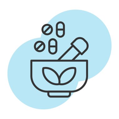 saksı ikonu. İnce çizgi tasarımı çizimi. vektör izole