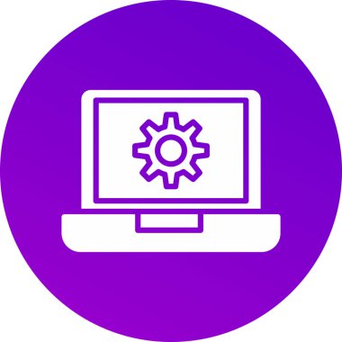 Modern simgenin vektör illüstrasyonu