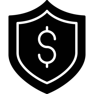Dolar işareti vektör simgesi
