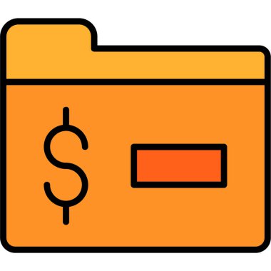 cüzdan ikonu vektör illüstrasyonu