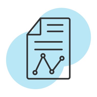 veri analiz simgesi vektör illüstrasyonu