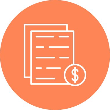 belge vektör simgesi modern basit illüstrasyon