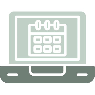 takvim tarihi simgesi vektör illüstrasyon