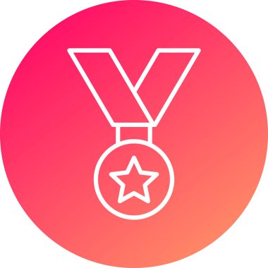 Ödül. Web simgesi basit illüstrasyon