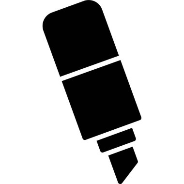 Kalem. Web simgesi basit illüstrasyon