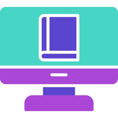 Bilgisayar. Web simgesi basit tasarım