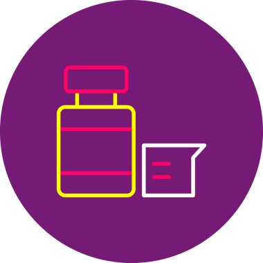 Şampuan vektör simgesi şişesi.