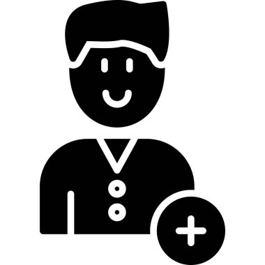 Bir doktorun vektör illüstrasyonu