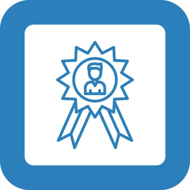 Simge simgesinin vektör illüstrasyonu