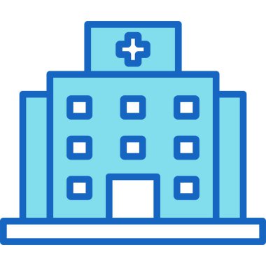Hastane Simgesi Vektör İllüstrasyonu