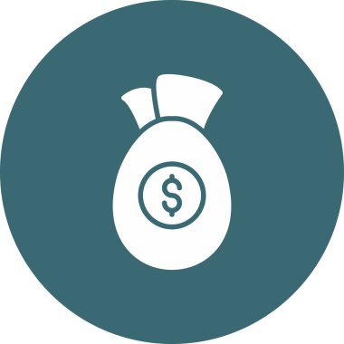 Dolar simgesi vektör illüstrasyonu