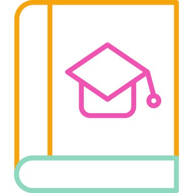 Eğitim. Web simgesi vektör illüstrasyonu