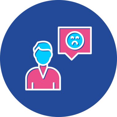 İnsan simgesinin vektör illüstrasyonu