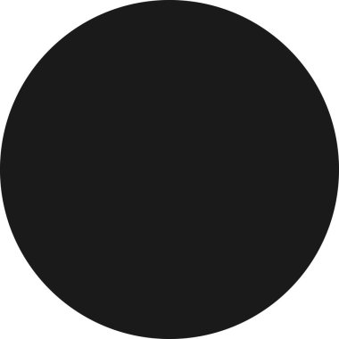 Arkaplanda izole edilmiş resimli simge - çember