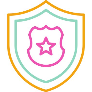 Rozet. Web simgesi basit tasarım