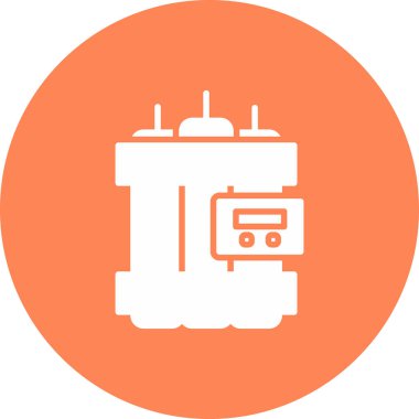 Robot simgesinin vektör illüstrasyonu