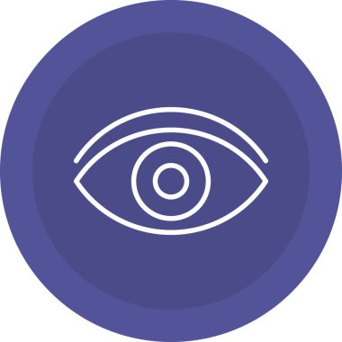 Göz simgesi vektör illüstrasyonu