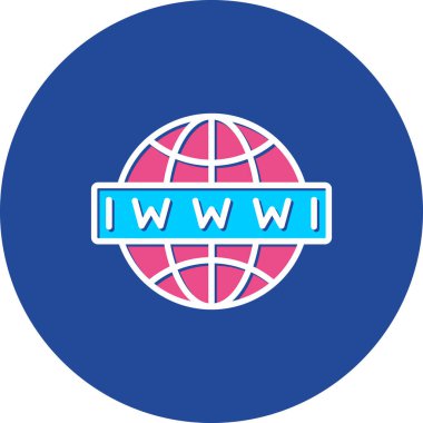 Kişisel ve ticari kullanım için dünya vektör simgesi simgesi vektör çizimi..