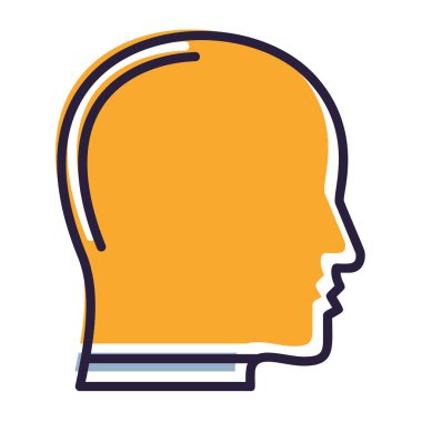 insan zihni simgesine sahip baş