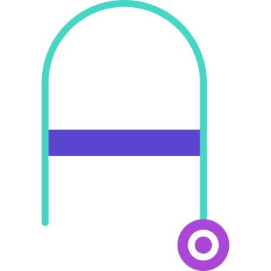 Modern b 'nin vektör illüstrasyonu eksik simgesi