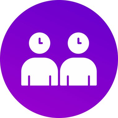 Beyaz arkaplanı olan bir adamın vektör çizimi