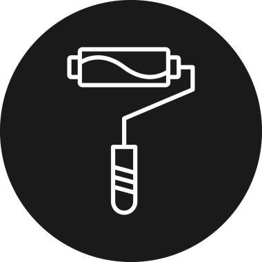 Boya fırçası. Basit resimleme