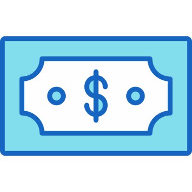 Para için. Web simgesi basit illüstrasyon