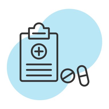 tıbbi simge vektör illüstrasyonu