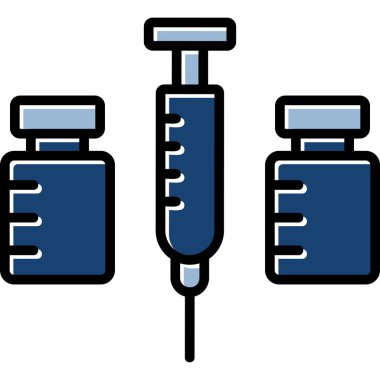 Şırınga ikonu vektör çizimi