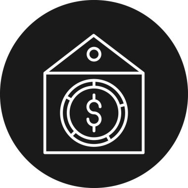 Ev simgesinin vektör illüstrasyonu