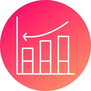 grafik ikonu vektör illüstrasyonu