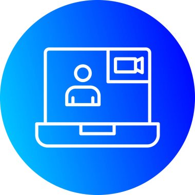 Bilgisayar. Web simgesi basit illüstrasyon