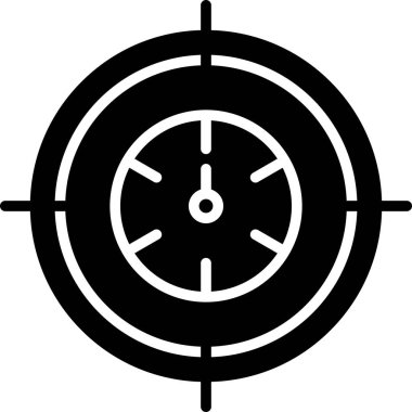 Hedef. Web simgesi basit illüstrasyon