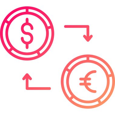 Para için. Web simgesi basit tasarım