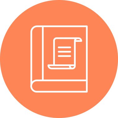 Şiir Basit Vektör Simgesi İllüstrasyonu