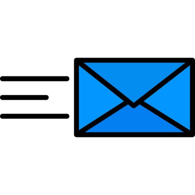 e- posta ileti vektörü simgesi