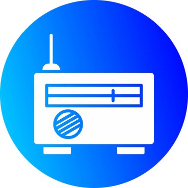 anten simgesi vektör illüstrasyonu