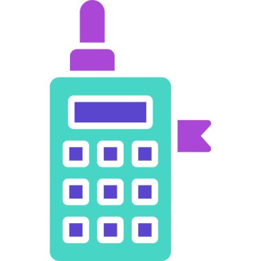 - Telefon. Web simgesi basit illüstrasyon