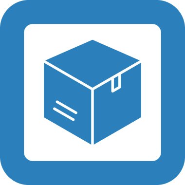 kutu simgesi vektör illüstrasyonu