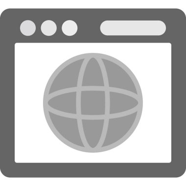 İnternet simgesi, vektör illüstrasyonu