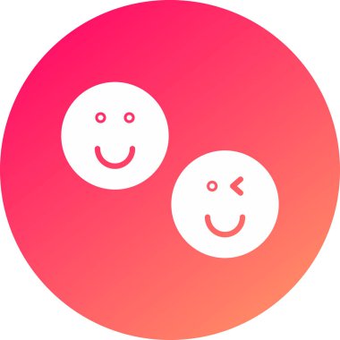 emoji simgesinin vektör illüstrasyonu