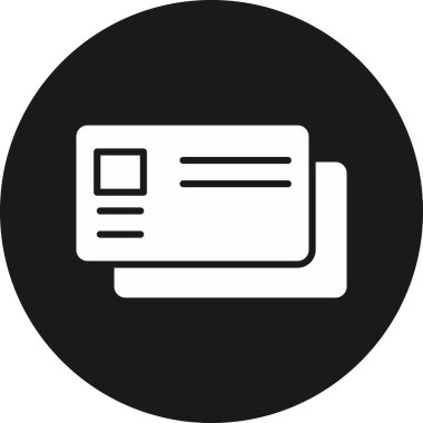 Kart vektör simgesi tasarımı