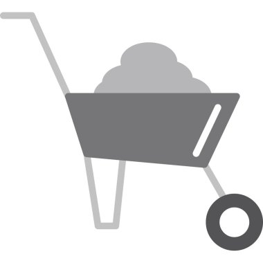 Whetrolley ikon vektör illüstrasyonu