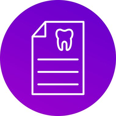 Diş modern simgesinin vektör illüstrasyonu