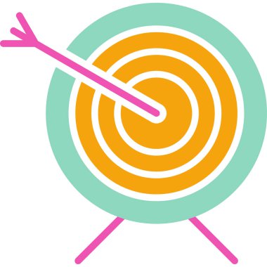 Şeker lolipop ikon vektör illüstrasyonu